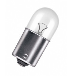 OSRAM ŻARÓWKA 12V 5W BA15S R5 (BIAŁE SZKŁO) - 10 SZTUK (KARTONIK)