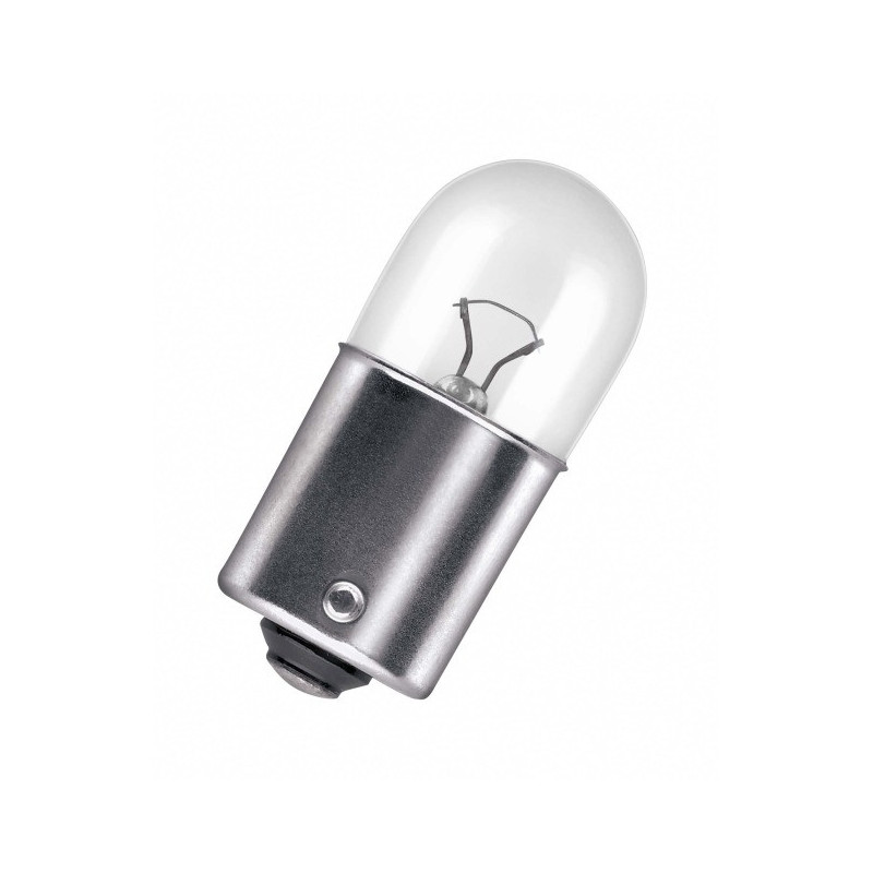 OSRAM ŻARÓWKA 12V 5W BA15S R5 (BIAŁE SZKŁO) - 10 SZTUK (KARTONIK)