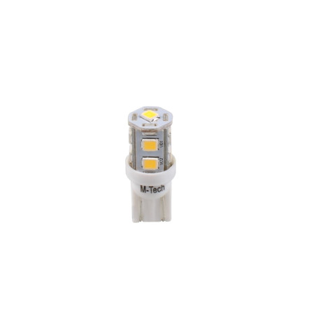 ŻARÓWKA BIAŁA 2X DIODA LED L018 W5W 9XSMD2835 M-TECH