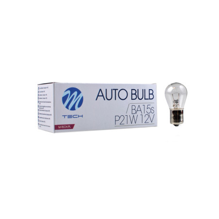 ŻARÓWKA M-TECH P21W 1156 S25 12V 21W BA15S