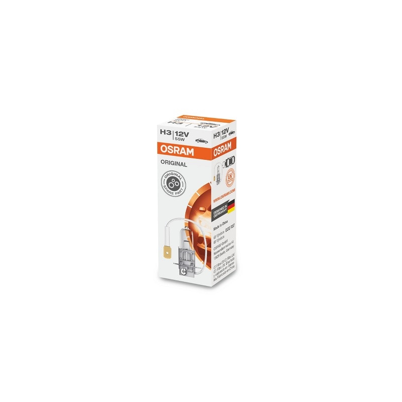 OSRAM ŻARÓWKA H3 12V 55W PK22S - 1 SZTUKA OSRAM ŻARÓWKA H3 12V 55W PK22S - 1 SZTUKA