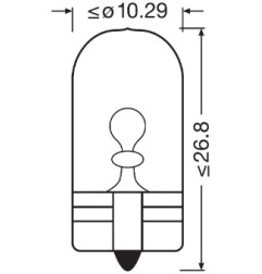 OSRAM ŻARÓWKA W5W 12V 5W, W2.1X9.5D COOLBLUEINTEN - 1 SZTUKA