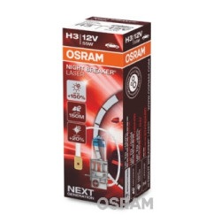 OSRAM ŻARÓWKA H3 12V 55W, PK22S NIGHTBREAKERLASER - 1 SZTUKA