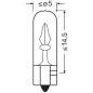 OSRAM ŻARÓWKA WSKAŻNIKOWA 1,2W 12V W2X4.6D 5XFS10 - 1 SZTUKA OSRAM ŻARÓWKA WSKAŻNIKOWA 1,2W 12V W2X4.6D 5XFS10 - 1 SZTUKA