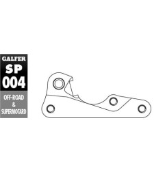 GALFER ADAPTER TARCZY HAMULCOWEJ 270MM YAMAHA WR/YZ 125 `01-07 YZF 250/426/450 '01-07 WRF 250/426/450 00-15