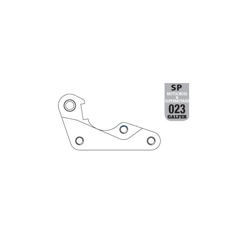 GALFER ADAPTER TARCZY HAMULCOWEJ 270MM YAMAHA YZF 250/450 '08