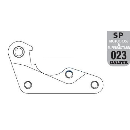 GALFER ADAPTER TARCZY HAMULCOWEJ 270MM YAMAHA YZF 250/450 '08