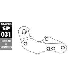 GALFER ADAPTER TARCZY HAMULCOWEJ 260MM YAMAHA WR/YZ 125 `01-07 YZF 250/426/450 '01-07 WRF 250/426/450 00-15