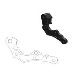 MOTO-MASTER ADAPTER DO TARCZY 270MM GASGAS EC 250/300/350 F '21-. HUSQVARNA FE/TE '22- KOLOR CZARNY ZACISK BRAKTEC