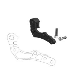 MOTO-MASTER ADAPTER DO TARCZY HAMULCOWEJ PRZÓD 260MM KTM, HUSABERG, HUSQVARNA, GASGAS (PATRZ OPIS TOWARU) KOLOR CZARNY