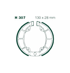 szczeki hamulcowe Honda H307