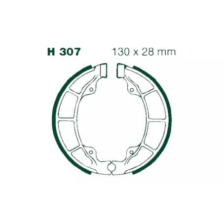 szczeki hamulcowe Honda H307