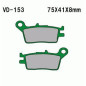 KLOCKI HAMULCOWE TYLNE XLR250R 1988-1990 VD-153 KLOCKI HAMULCOWE TYLNE XLR250R 1988-1990 VD-153