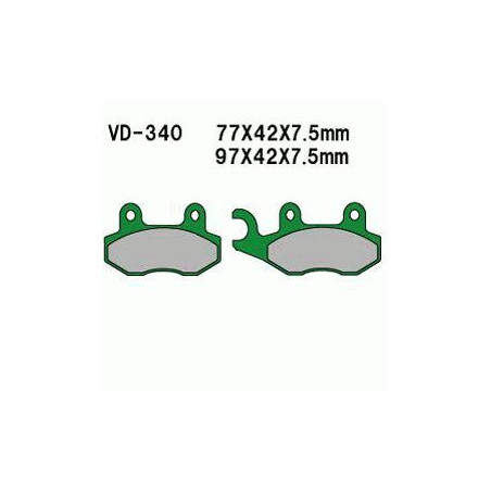 KLOCKI HAMULCOWE KYMCO VIT/AGILITY50 PRZ. 45105-KKD6-305