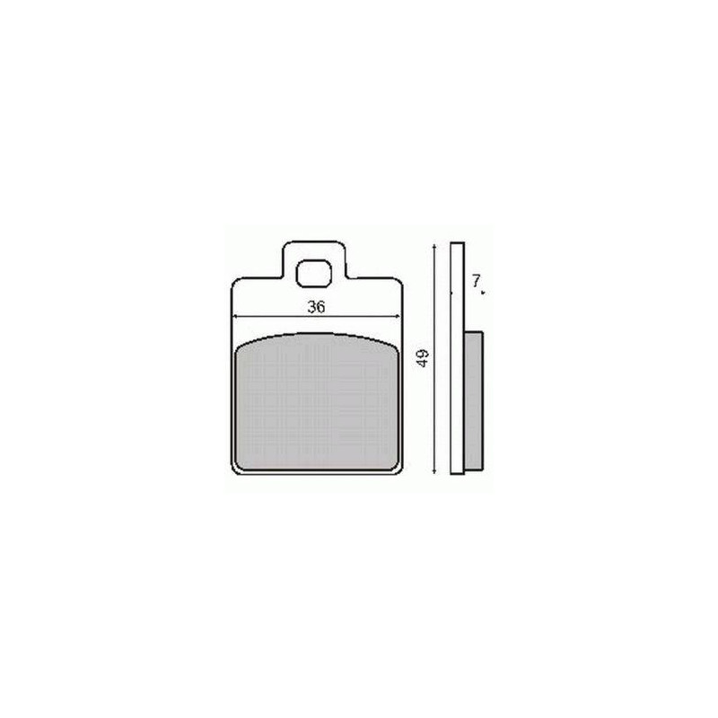 KLOCKI HAMULCOWE PIAGGIO FREE ET2/TE4/LX KLOCKI HAMULCOWE PIAGGIO FREE ET2/TE4/LX