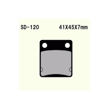 KLOCKI HAMULCOWE VESRAH SEMI-METALLIC  VD-120 (FA54)