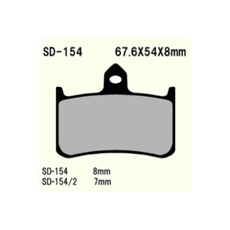 KLOCKI HAMULCOWE VESRAH SEMI-METALLIC  VD-154