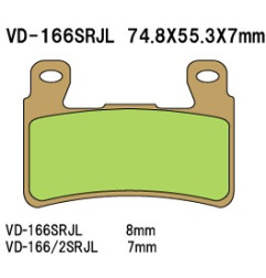 VESRAH KLOCKI HAMULCOWE KH265 / KH296 (MADE IN JAPAN)