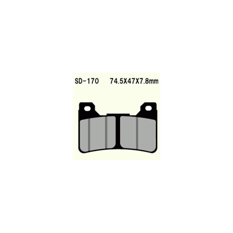 KLOCKI HAMULCOWE VESRAH SEMI-METALLIC VD-170 (FA390 MCB755) (PRZÓD) KLOCKI HAMULCOWE VESRAH SEMI-METALLIC VD-170 (FA390 MCB755) (PRZÓD)