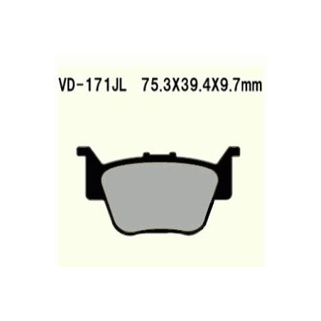 KLOCKI HAMULCOWE VESRAH SEMI-METALLIC  VD-171