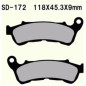 KLOCKI HAMULCOWE VESRAH SEMI-METALLIC  VD-172 (FA388)