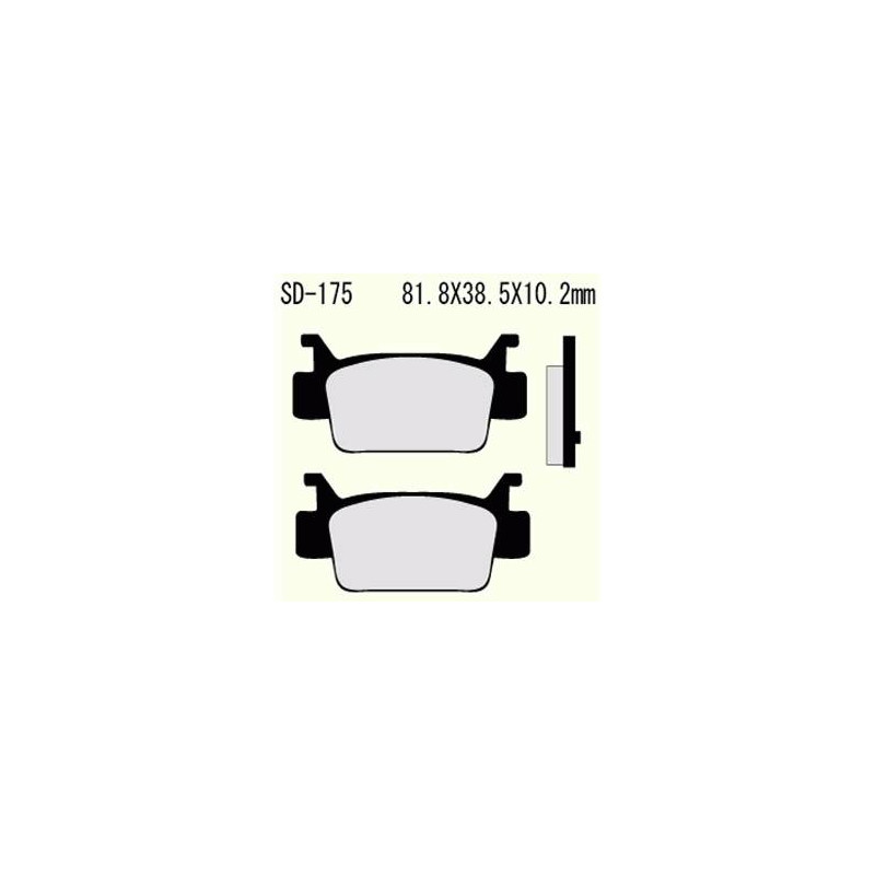 KLOCKI HAMULCOWE VESRAH SEMI-METALLIC  VD-175