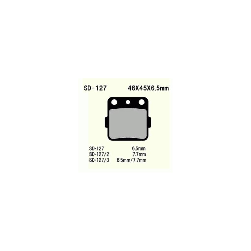 KLOCKI HAMULCOWE VESRAH SEMI-METALLIC VD-127/2 (FA84) KLOCKI HAMULCOWE VESRAH SEMI-METALLIC VD-127/2 (FA84)