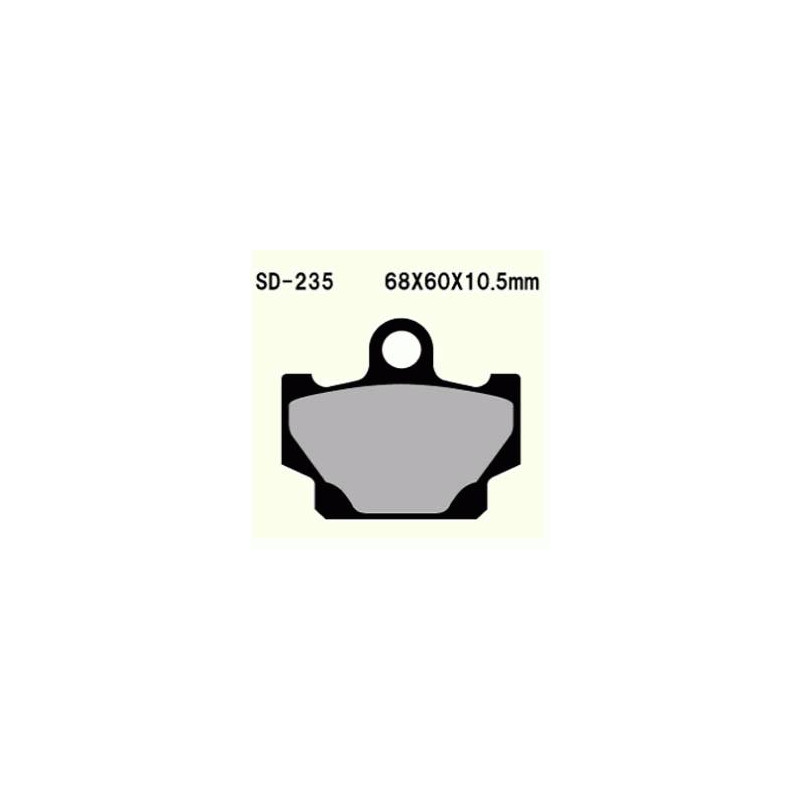 KLOCKI HAMULCOWE VESRAH SEMI-METALLIC  VD-235