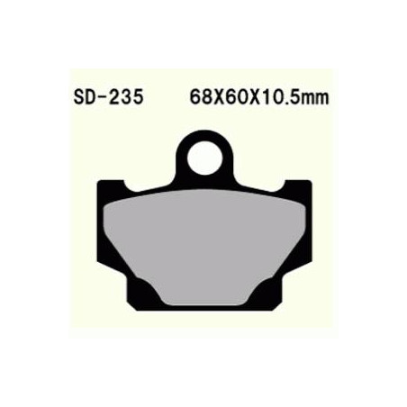 KLOCKI HAMULCOWE VESRAH SEMI-METALLIC  VD-235