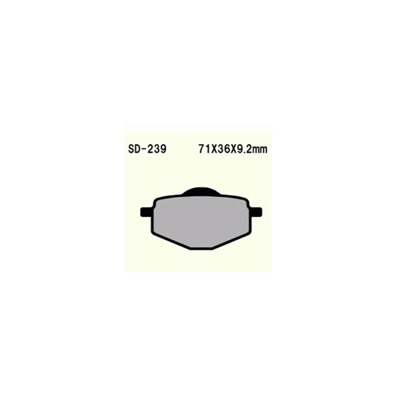 KLOCKI HAMULCOWE VESRAH SEMI-METALLIC  VD-239