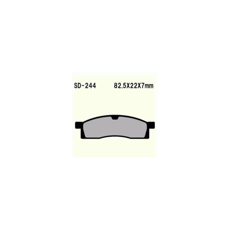 KLOCKI HAMULCOWE VESRAH SEMI-METALLIC  VD-244