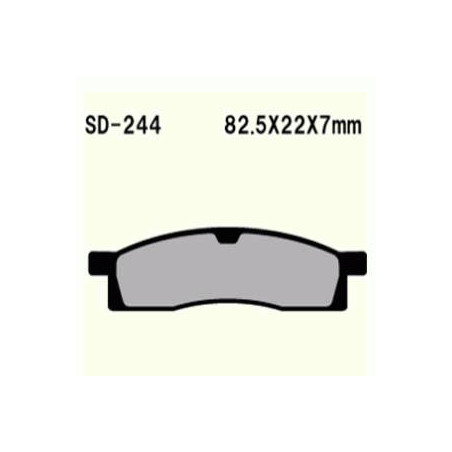 KLOCKI HAMULCOWE VESRAH SEMI-METALLIC  VD-244