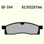 KLOCKI HAMULCOWE VESRAH SEMI-METALLIC  VD-244