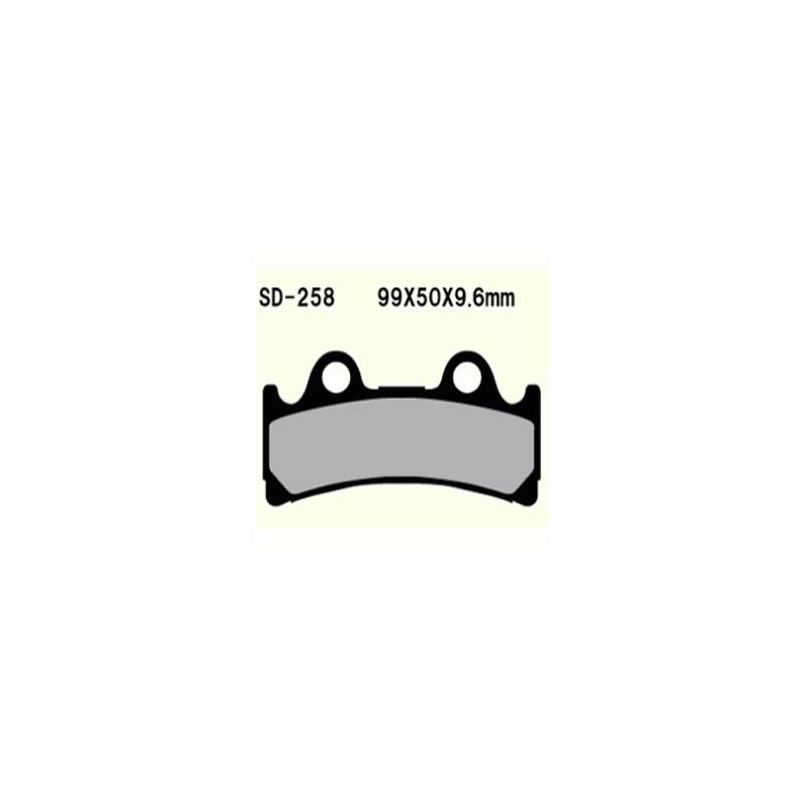 KLOCKI HAMULCOWE VESRAH SEMI-METALLIC  VD-258