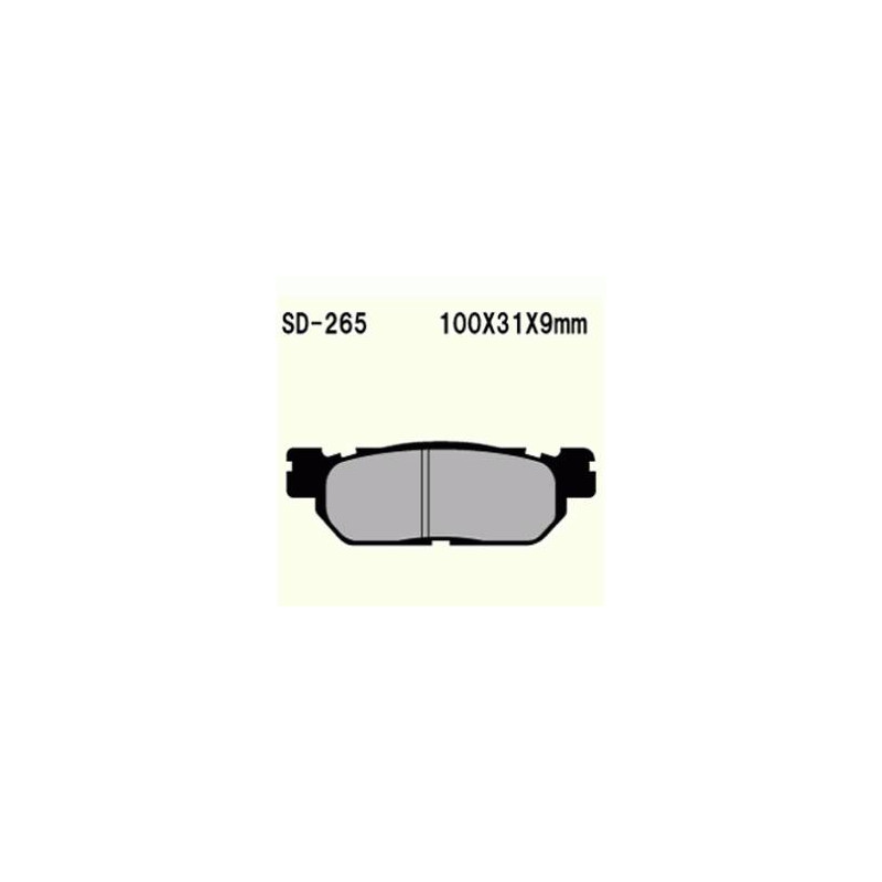 KLOCKI HAMULCOWE VESRAH SEMI-METALLIC VD-265 KLOCKI HAMULCOWE VESRAH SEMI-METALLIC VD-265