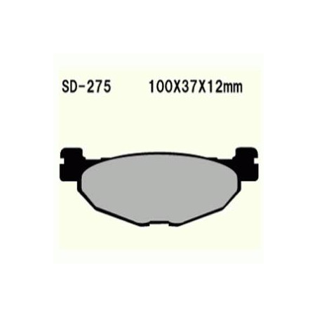 KLOCKI HAMULCOWE VESRAH SEMI-METALLIC  VD-275
