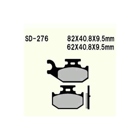 KLOCKI HAMULCOWE VESRAH SEMI-METALLIC  VD-276