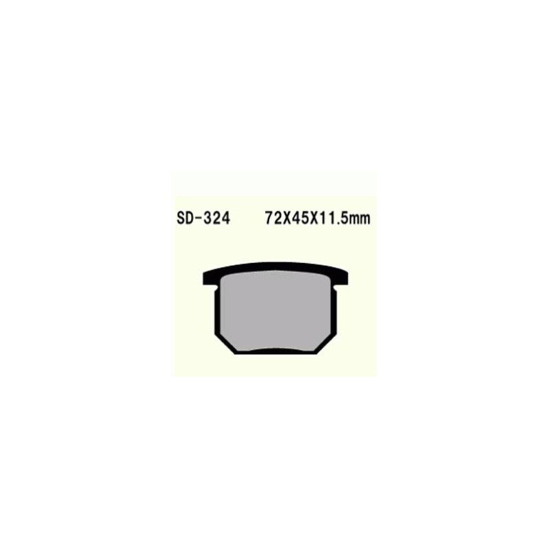 KLOCKI HAMULCOWE VESRAH SEMI-METALLIC VD-324 (FA65) KLOCKI HAMULCOWE VESRAH SEMI-METALLIC VD-324 (FA65)