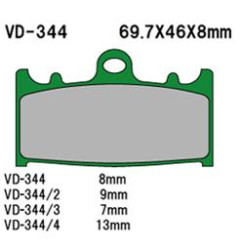 VESRAH KLOCKI HAMULCOWE KH158 (MADE IN JAPAN)