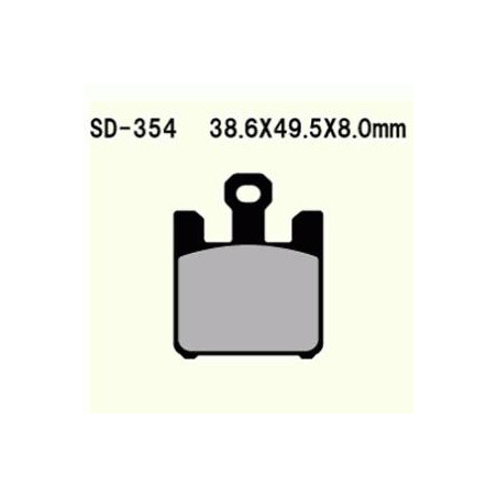 KLOCKI HAMULCOWE VESRAH SEMI-METALLIC  VD-354