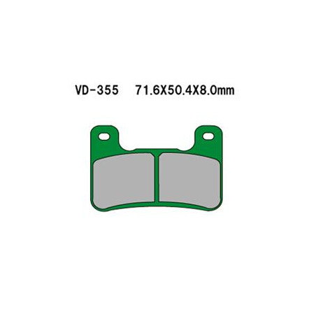 VESRAH KLOCKI HAMULCOWE KH379 (MADE IN JAPAN)