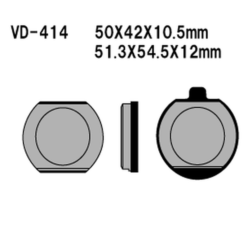VESRAH KLOCKI HAMULCOWE KH33 KAWASAKI Z400/650/750/1000, KZ900 76-77 - ZASTĄPIONE PRZEZ SD-414 (MADE IN JAPAN) VESRAH KLOCKI HAMULCOWE KH33 KAWASAKI Z400/650/750/1000, KZ900 76-77 - ZASTĄPIONE PRZEZ SD-414 (MADE IN JAPAN)