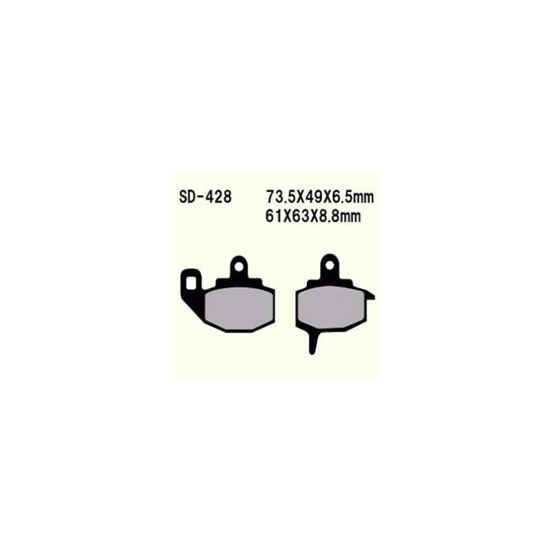 KLOCKI HAMULCOWE VESRAH SEMI-METALLIC  VD-428