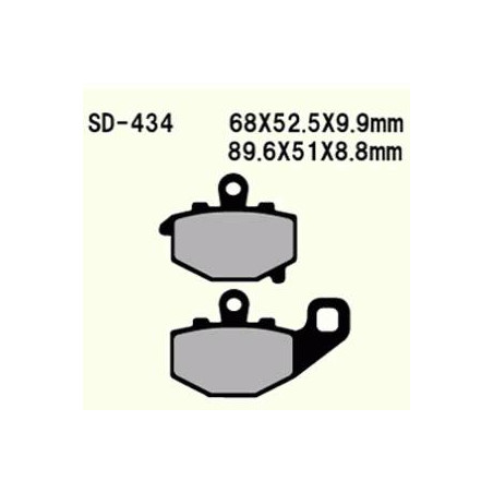 KLOCKI HAMULCOWE VESRAH SEMI-METALLIC  VD-434
