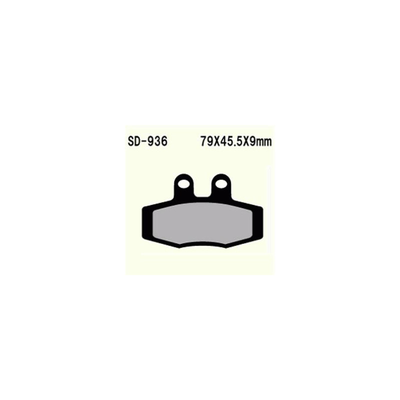 KLOCKI HAMULCOWE VESRAH SEMI-METALLIC  VD-936 (FA132)