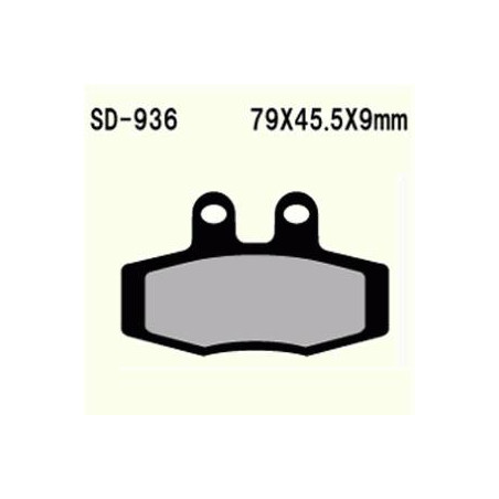 KLOCKI HAMULCOWE VESRAH SEMI-METALLIC  VD-936 (FA132)