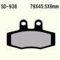 KLOCKI HAMULCOWE VESRAH SEMI-METALLIC  VD-936 (FA132)
