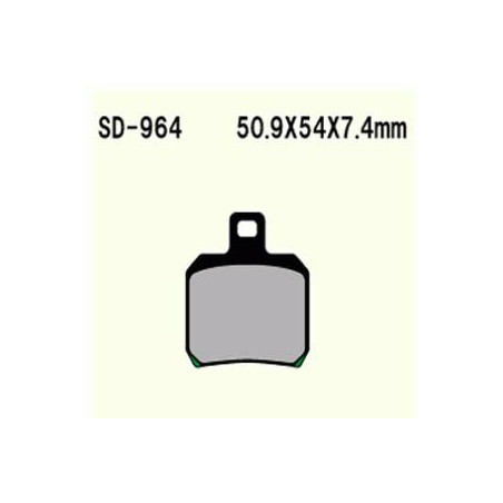 KLOCKI HAMULCOWE VESRAH SEMI-METALLIC  VD-964