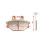 KLOCKI HAMULCOWE KYMCO MXU 500IRS/500DX/700 - UXV500/700 (+POST) 43105-LEE8-305