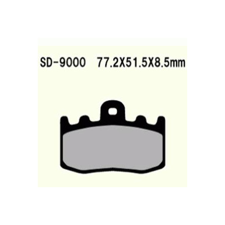 KLOCKI HAMULCOWE VESRAH SEMI-METALLIC VD-9000 (FA335)